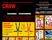 Tablet Screenshot of crowenterprizes.com